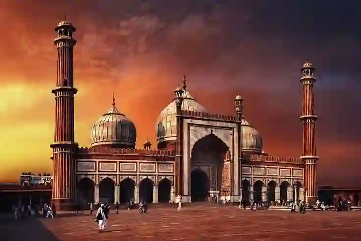 Jama Masjid historic mosque in Old Delhi
